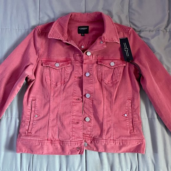 NWT Liverpool Los Angeles Classic Jean Jacket
Rosebud Size M - Picture 10 of 11